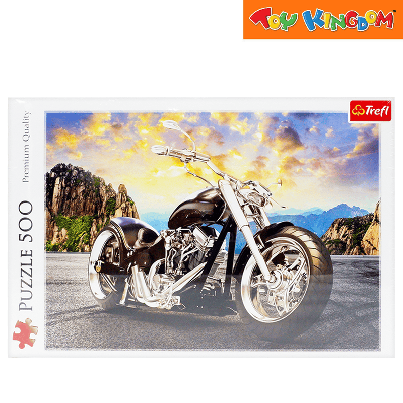 Trefl Black Motorcycle 500pcs Jigsaw Puzzles