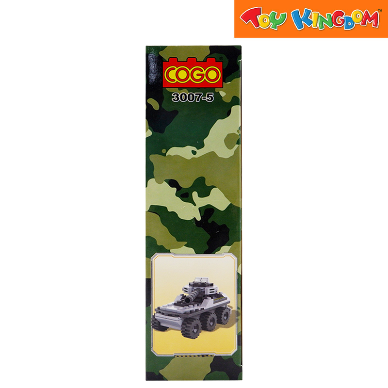 Cogo 3007 5 Army Action Tank 90 Pcs Blocks