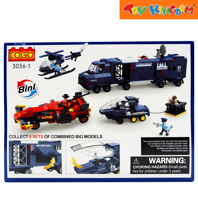 Cogo Police Aerial 117 pcs Building Blocks