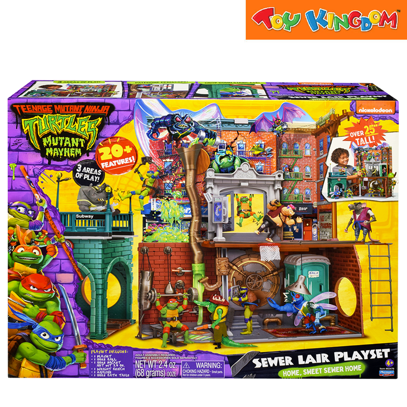 Giant ninja turtle playset shop