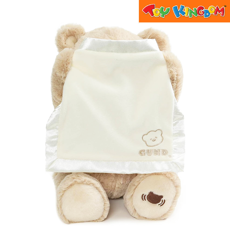 Baby Gund Peek A Boo Bear With Blanket Interactive Toy Stuffed Animal,100%  New