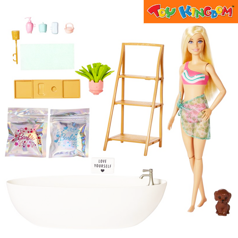 Barbie Fab Welness Confetti Bath Playset (Blonde) Doll