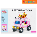 Pingao Blocks 50051 Restaurant Car Ice Cream Cart 373 Pcs Dining Car