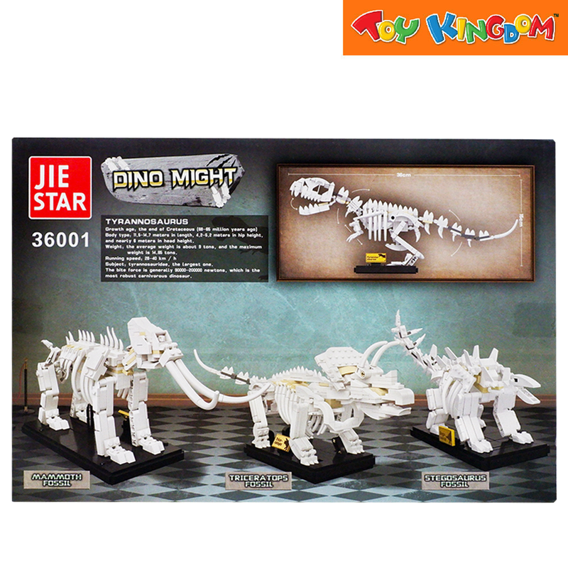 Jie Star 36001 Dino Might Tyrannosaurus Fossil 397 Pcs Blocks