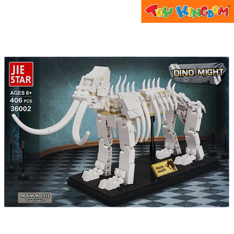 Jie Star 36002 Dino Might Mammoth Fossil 406 Pcs Blocks