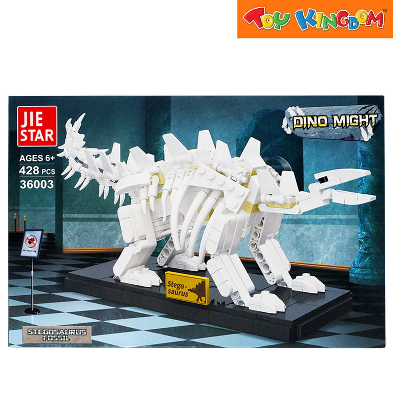 Jie Star 36003 Dino Might Stegosaurus Fossil 428 Pcs Blocks