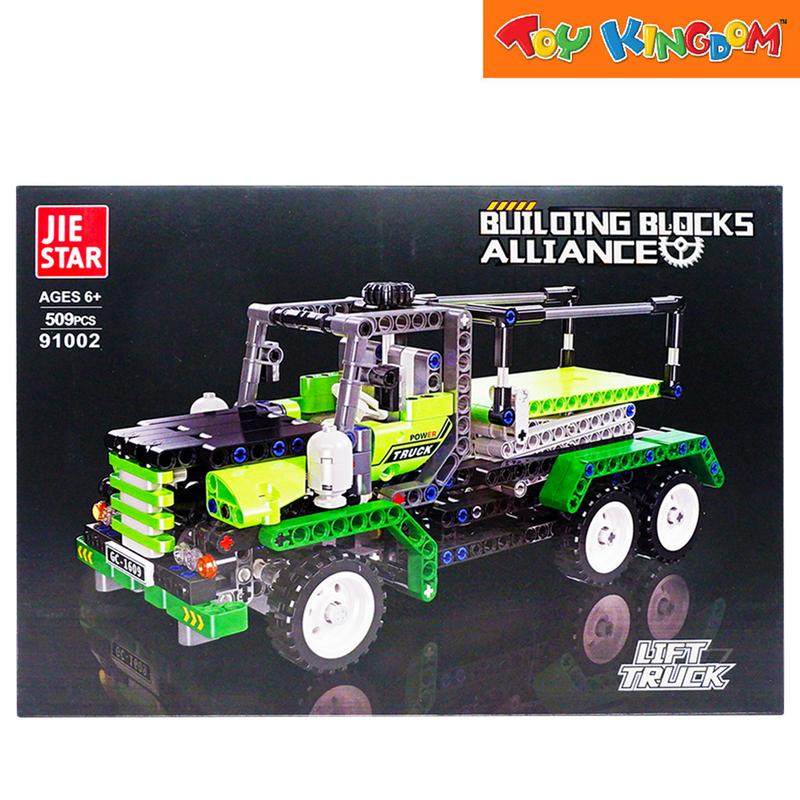 Jie Star 91002 Lift Truck 509 Pcs Building Blocks Alliance