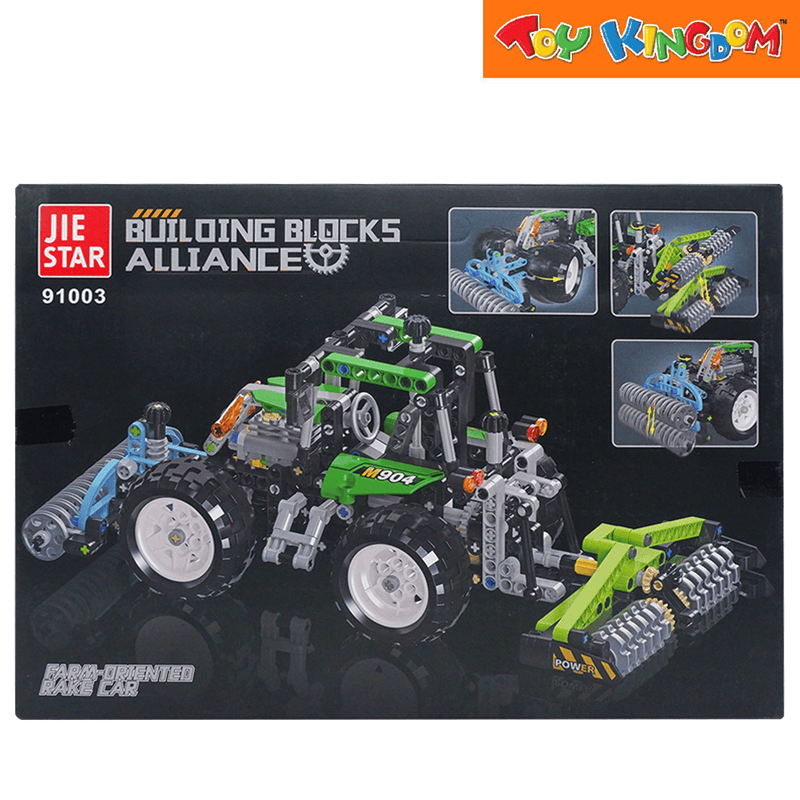 Jie Star 91003 Farm-Oriented Rake Car 565 Pcs Building Blocks Alliance