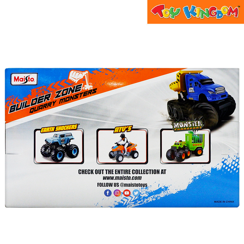 Maisto Fresh Metal Builder Zone Quarry Monster Bz Water Truck Vehicle
