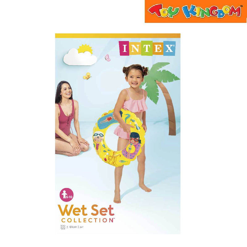 Intex Wet Set Collection 24 inch Swim Ring