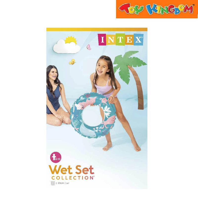 Intex Wet Set Collection 24 inch Swim Ring