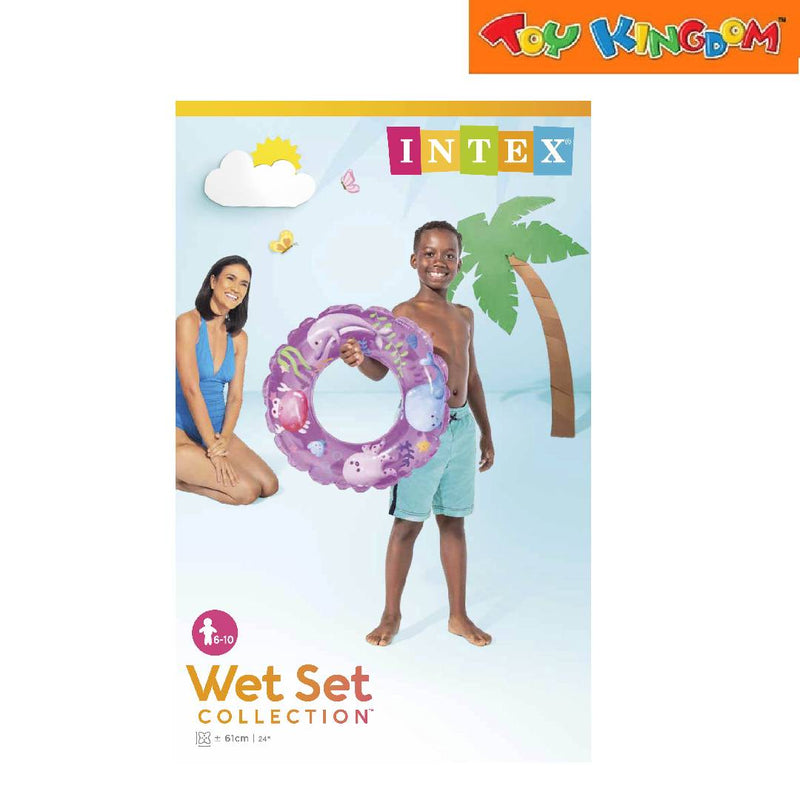 Intex Wet Set Collection 24 inch Swim Ring