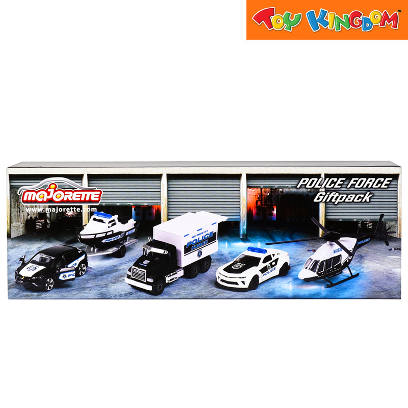 Majorette Police Force 5 Pieces Giftpack Die-cast