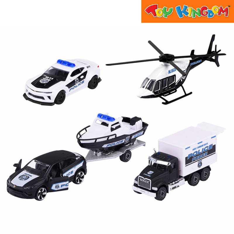 Majorette Police Force 5 Pieces Giftpack Die-cast