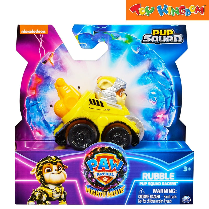 Paw Patrol Rubble The Mighty Movie Vehicle Pawket Racer
