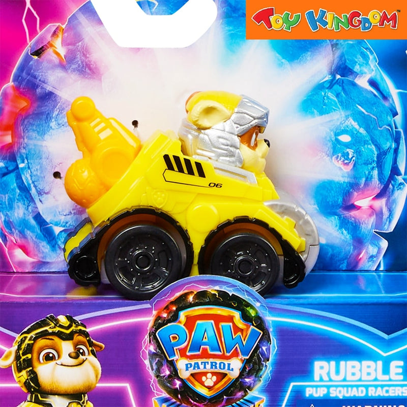 Paw Patrol Rubble The Mighty Movie Vehicle Pawket Racer
