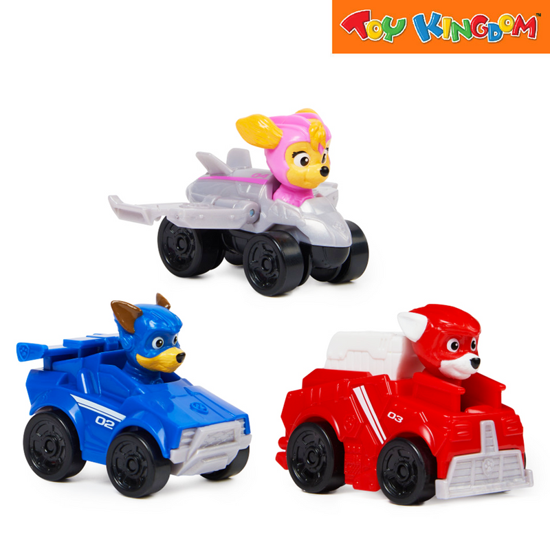 Paw Patrol The Mighty Movie Pawket Vehicle Giftpack