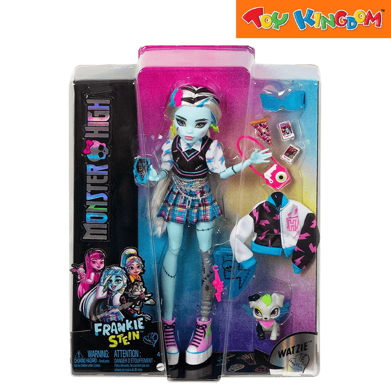 Monster High Frankie Stein Doll With Pet And Accessories