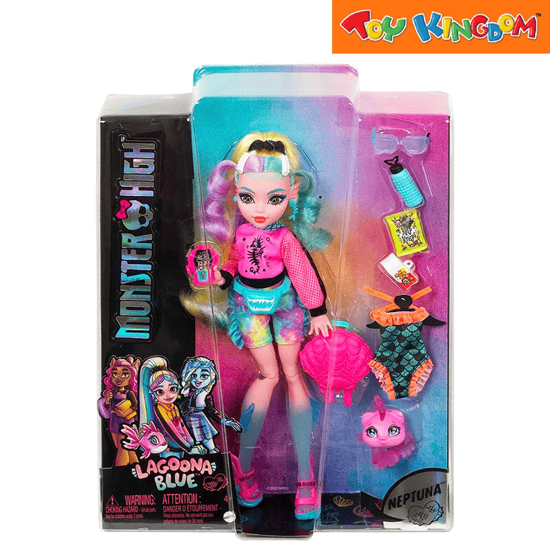 Monster High Lagoona Blue Doll With Pet And Accessories