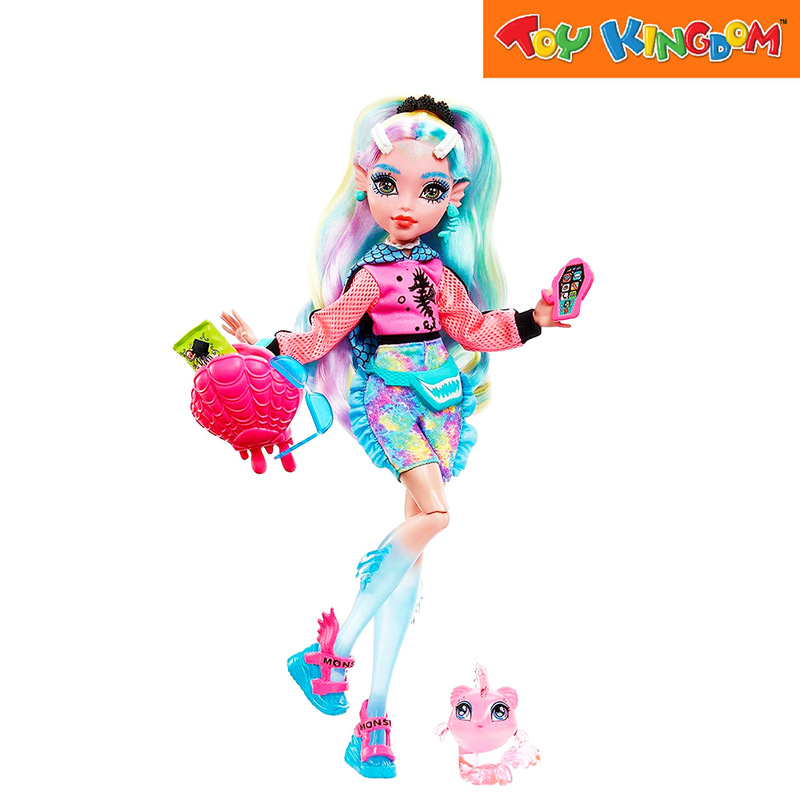 Monster High Lagoona Blue Doll With Pet And Accessories
