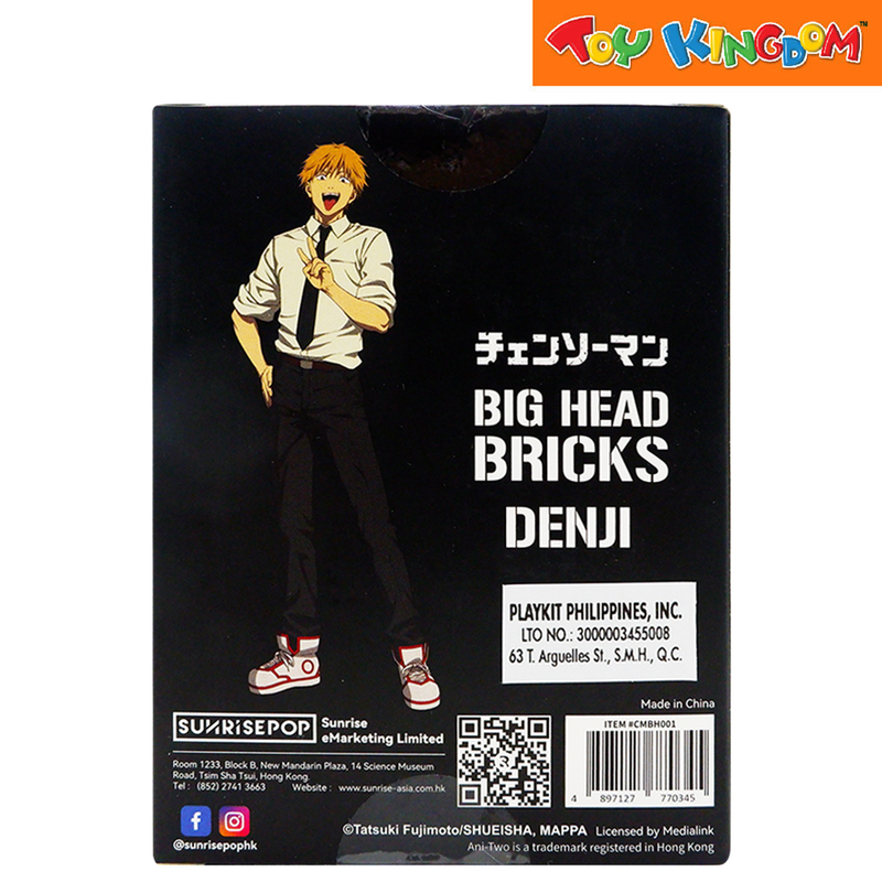 Chainsaw Man Denji Big Head Bricks Action Figures