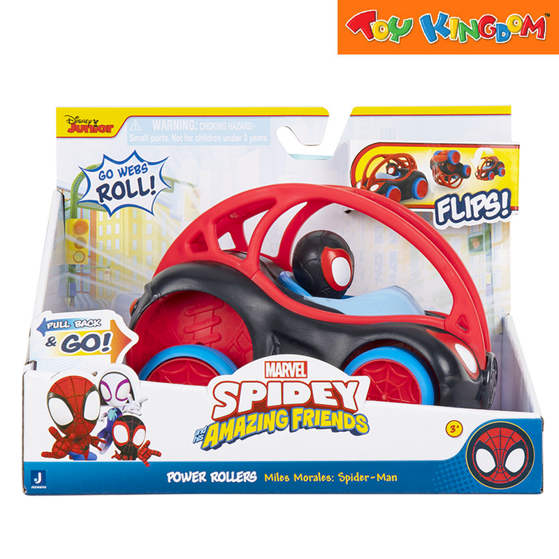 Disney Jr. Marvel Spidey and His Amazing Friends Miles Morales Power Rollers Feature Vehicle