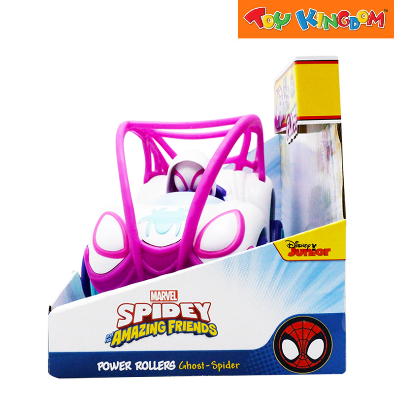 Disney Jr. Marvel Spidey and His Amazing Friends Ghost Spider Power Rollers Feature Vehicle