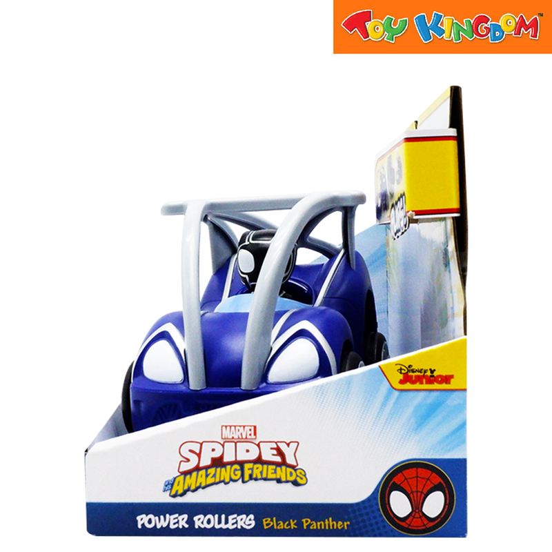 Disney Jr. Marvel Spidey and His Amazing Friends Black Panther Power Rollers Feature Vehicle