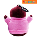 Pudgy Penguins Clip on Plush Penguin with Blue Ribbon