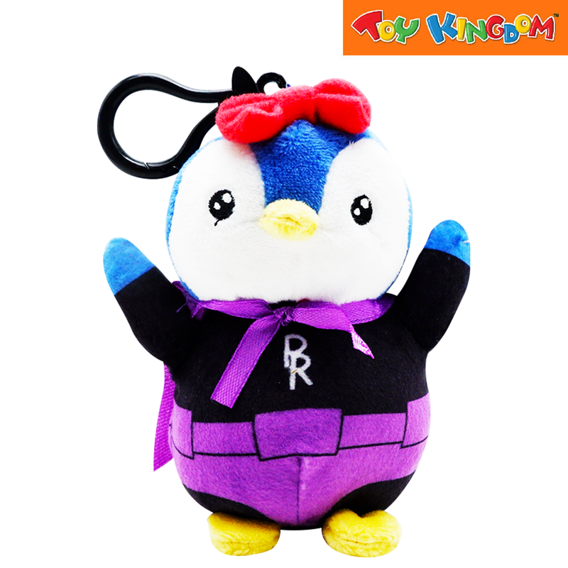 Pudgy Penguins Clip on Plush Penguin with Red Ribbon