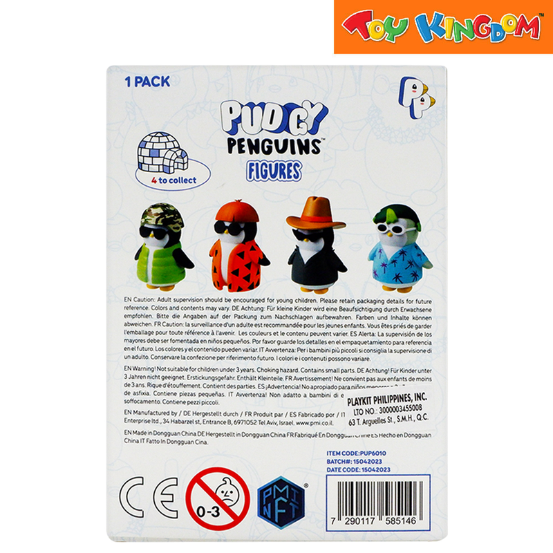 Pudgy Penguins Blue 1 Pack 4.5 inch Figure