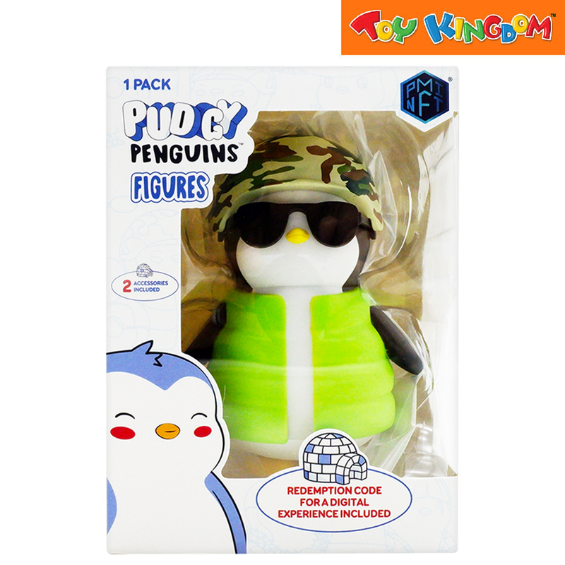 Pudgy Penguins Green 1 Pack 4.5 inch Figure