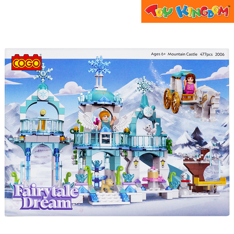 Cogo 2006 Fairytale Dream Mountain Castle 477 Pcs Blocks