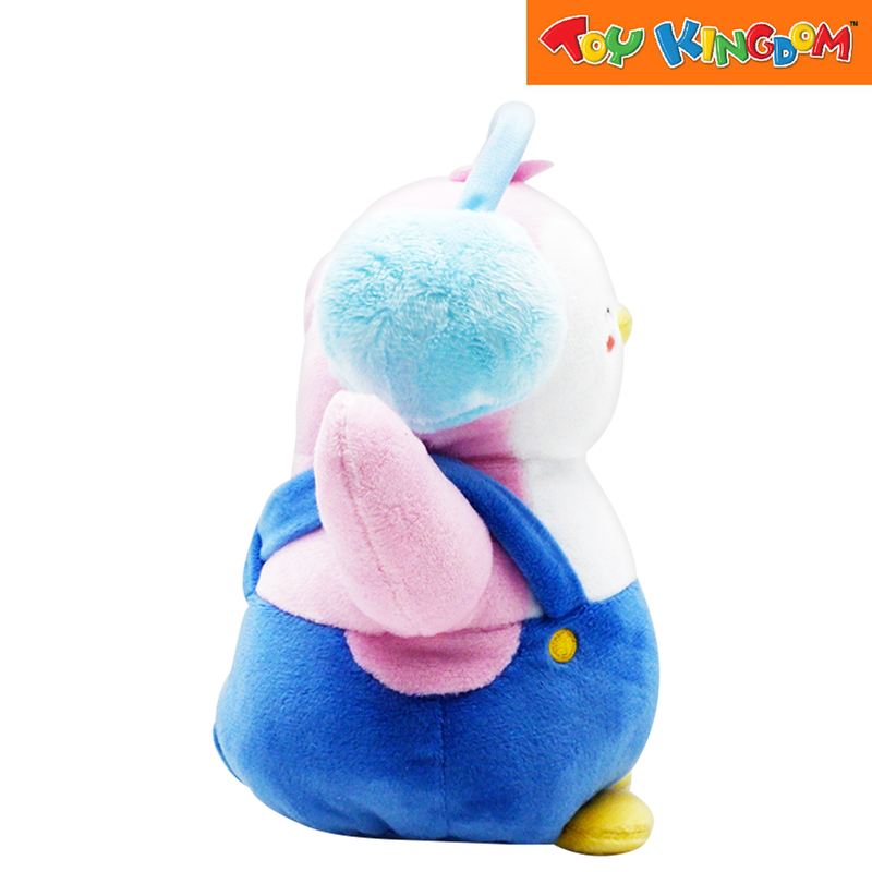 Pudgy Penguins Plush Buddies Penguin with Blue Overall & Headphone