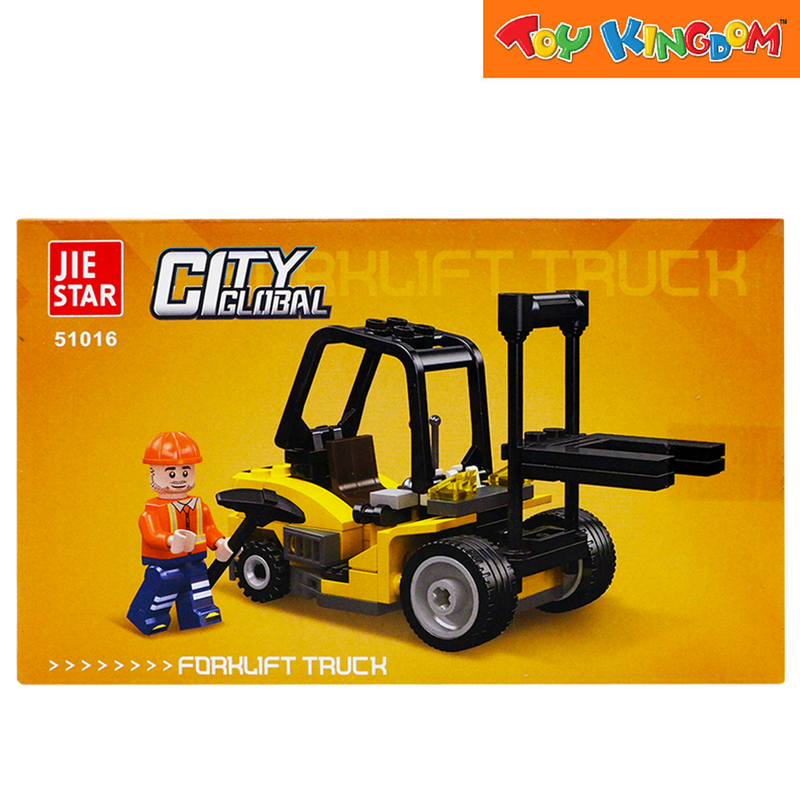 Jie Star 51016 Global City Forklift Truck 106 Pcs Blocks