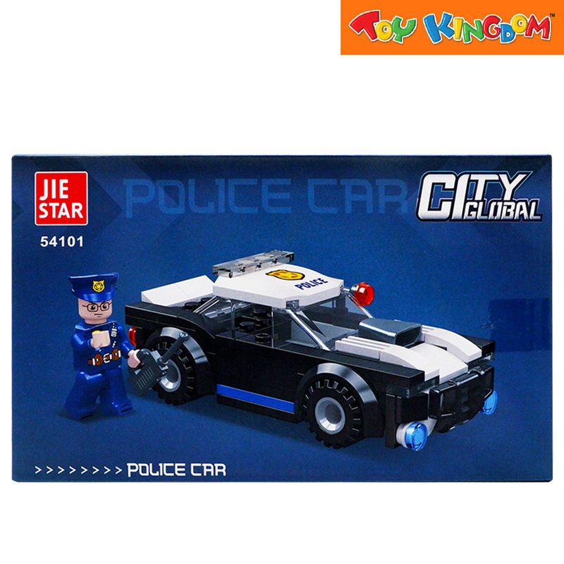 Jie Star 54101 Global City Police Car 97 Pcs Blocks