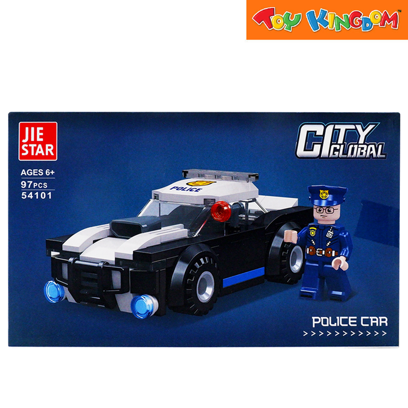 Jie Star 54101 Global City Police Car 97 Pcs Blocks