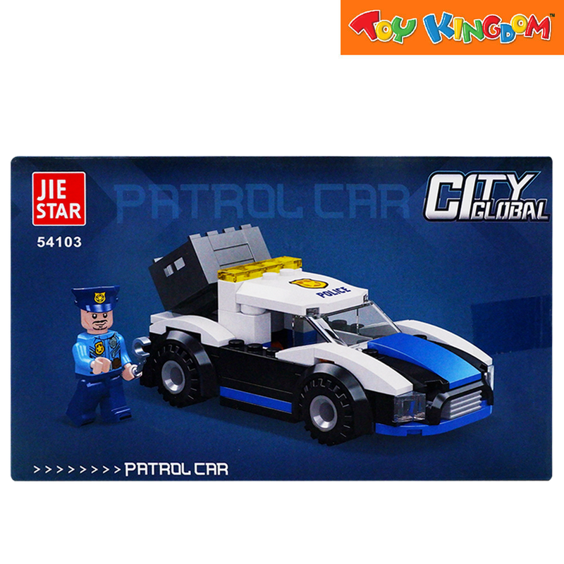 Jie Star 54103 Global City Patrol Car 100 Pcs Blocks