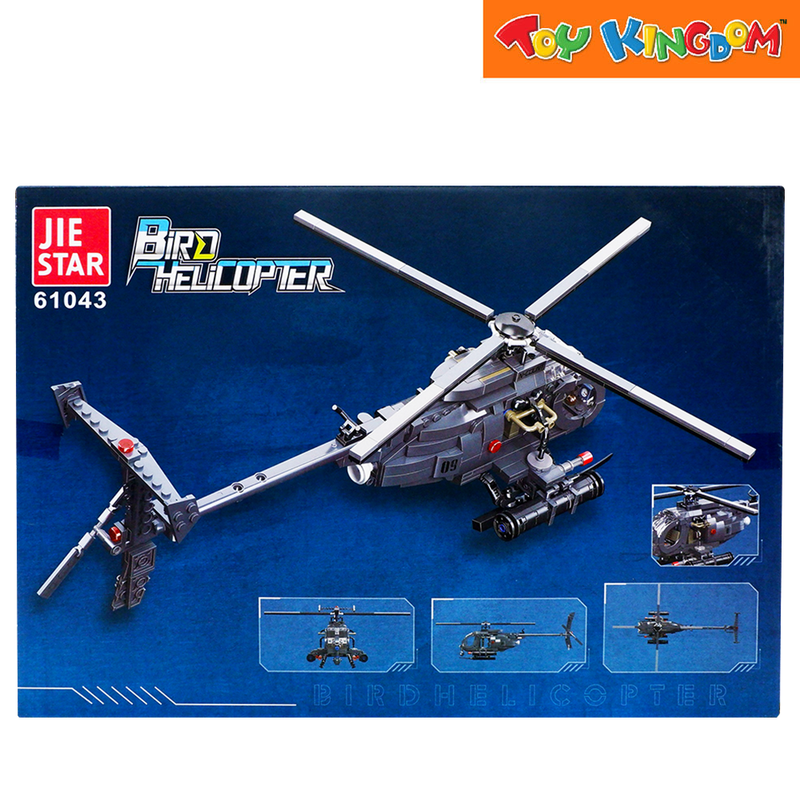 Jie Star 61043 Global City Bird Helicopter 523 Pcs Blocks