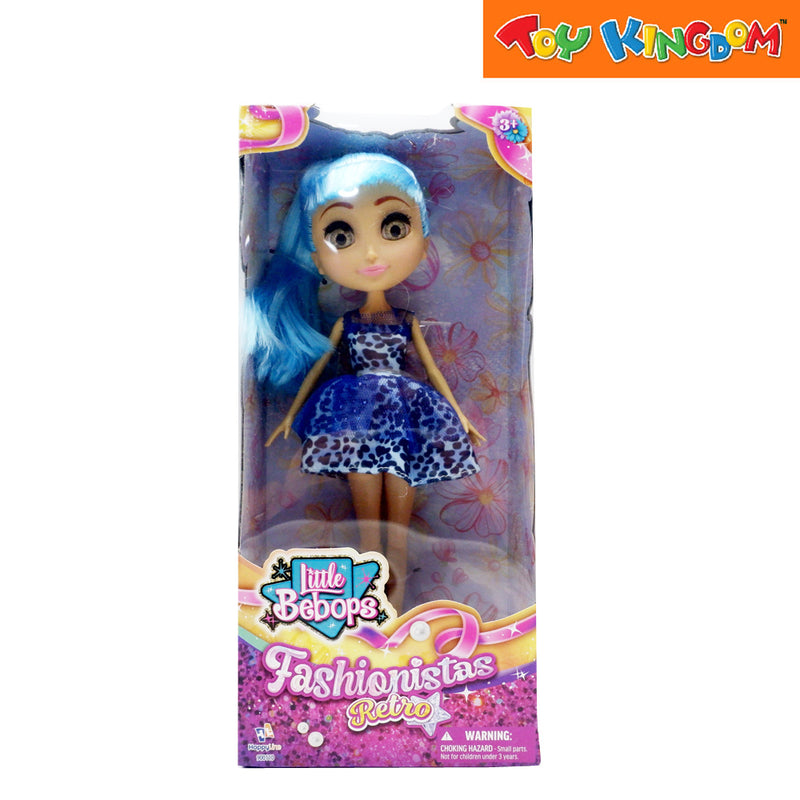 Little Bebops Fashionistas Retro Blue Hair 10 inch Doll