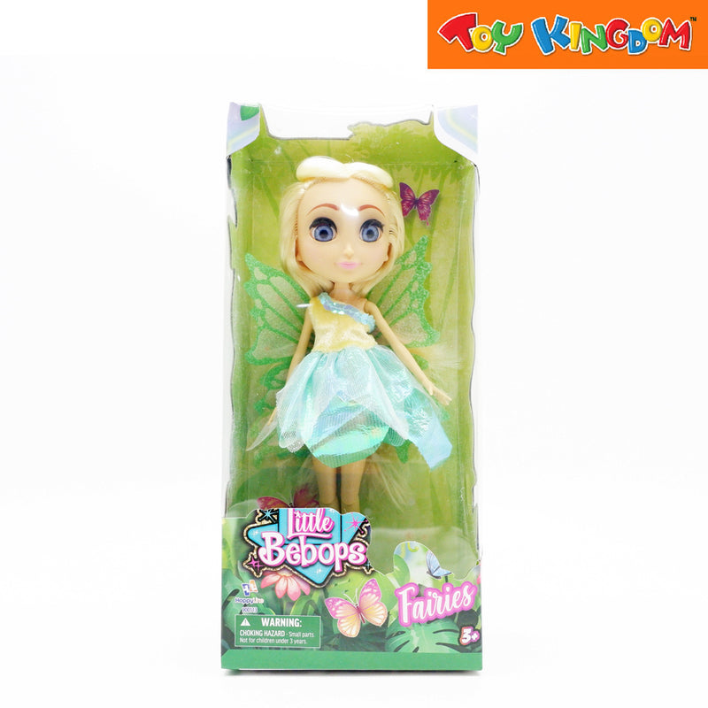 Little Bebops Doll Fairies Green Wings 10 inch Doll