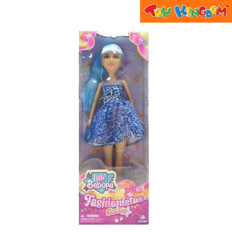 Little Bebops Fashionistas Retro Blue Hair 11 inch Doll