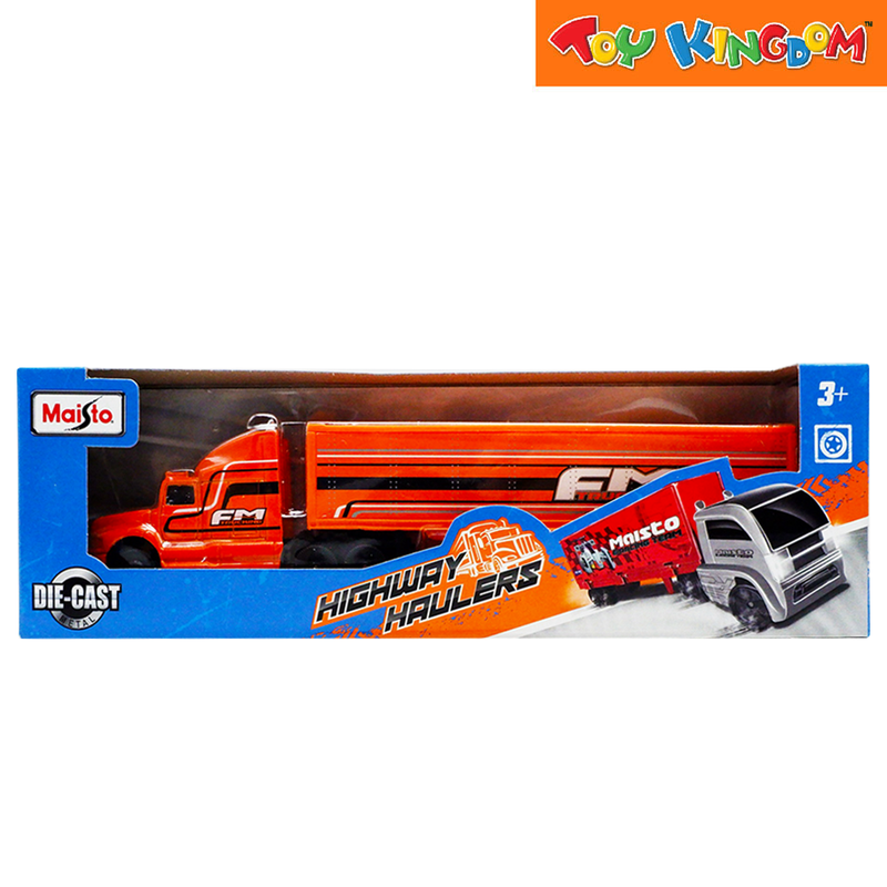 Maisto Highway Haulers Fm Trucking Orange Die-cast