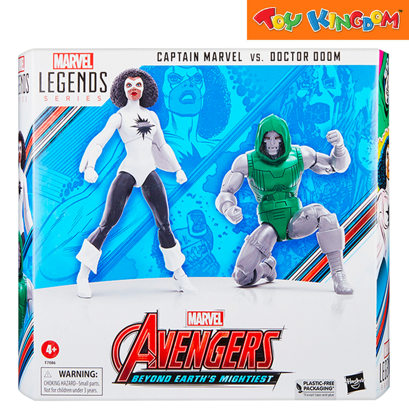 Marvel Avengers Legends Series Captain Marvel Vs Doctor Doom Action Figure