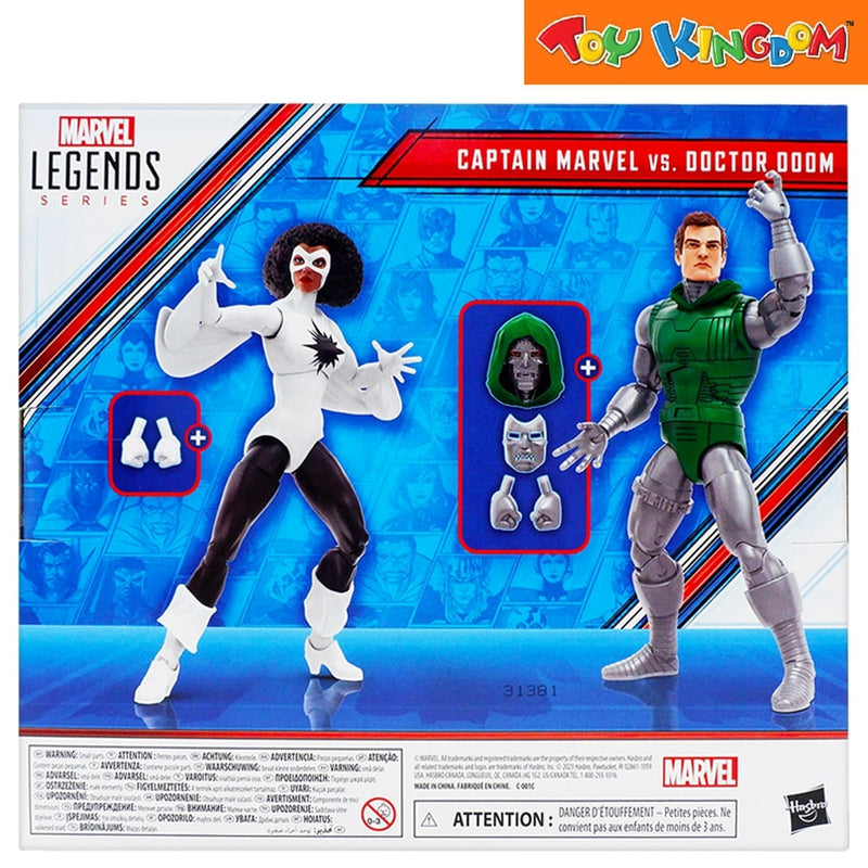 Marvel Avengers Legends Series Captain Marvel Vs Doctor Doom Action Figure