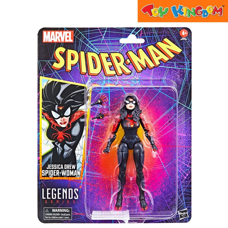 Marvel Spider-Man Legends Retro 6 inch Jessica Drew Spider-Woman Action Figures
