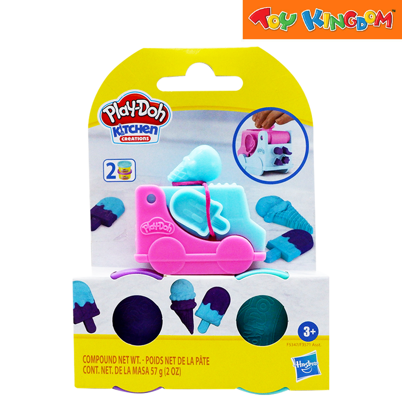 Play-Doh Mini Food Truck Blue Ice Cream Playset