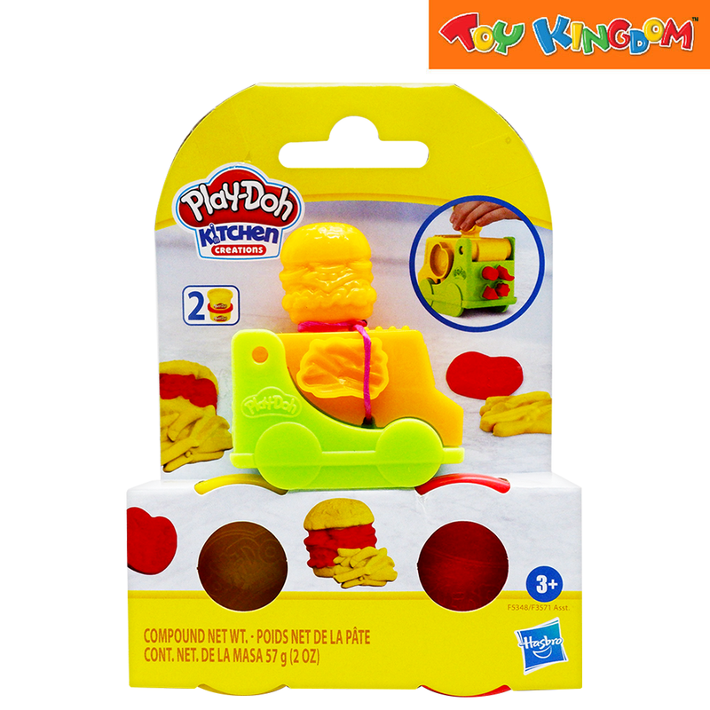 Play-Doh Mini Food Truck Orange Burger Clay & Dough