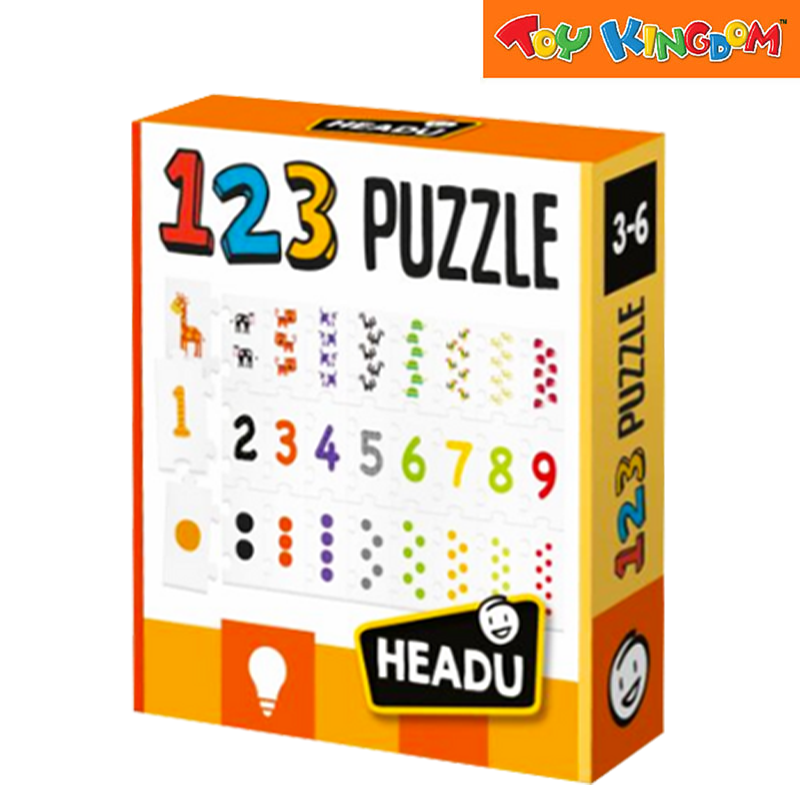 Headu - What's In My City - 8 Puzzles Double-Face | Jeu Educatif 2 3 4 5 Ans, Jeux En Boîte Pour Enfants, Cadeau Enfants, Cadeau Fille, Cadeau Garçon, Made In Italy