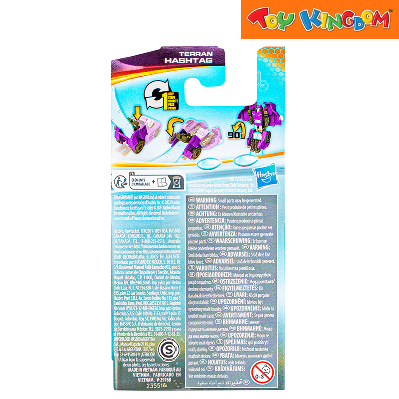 Transformers EarthSpark Tacticon Terran Hashtag Action Figure